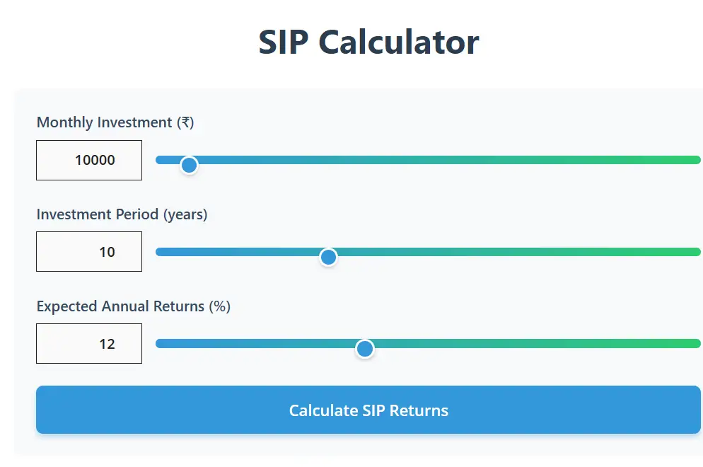 SIP Calculator