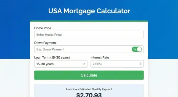 USA Mortgage Calculator