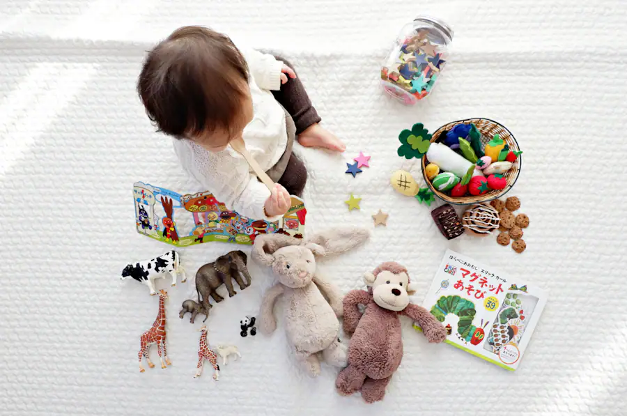 Baby clothes and gifts arranged for new parents